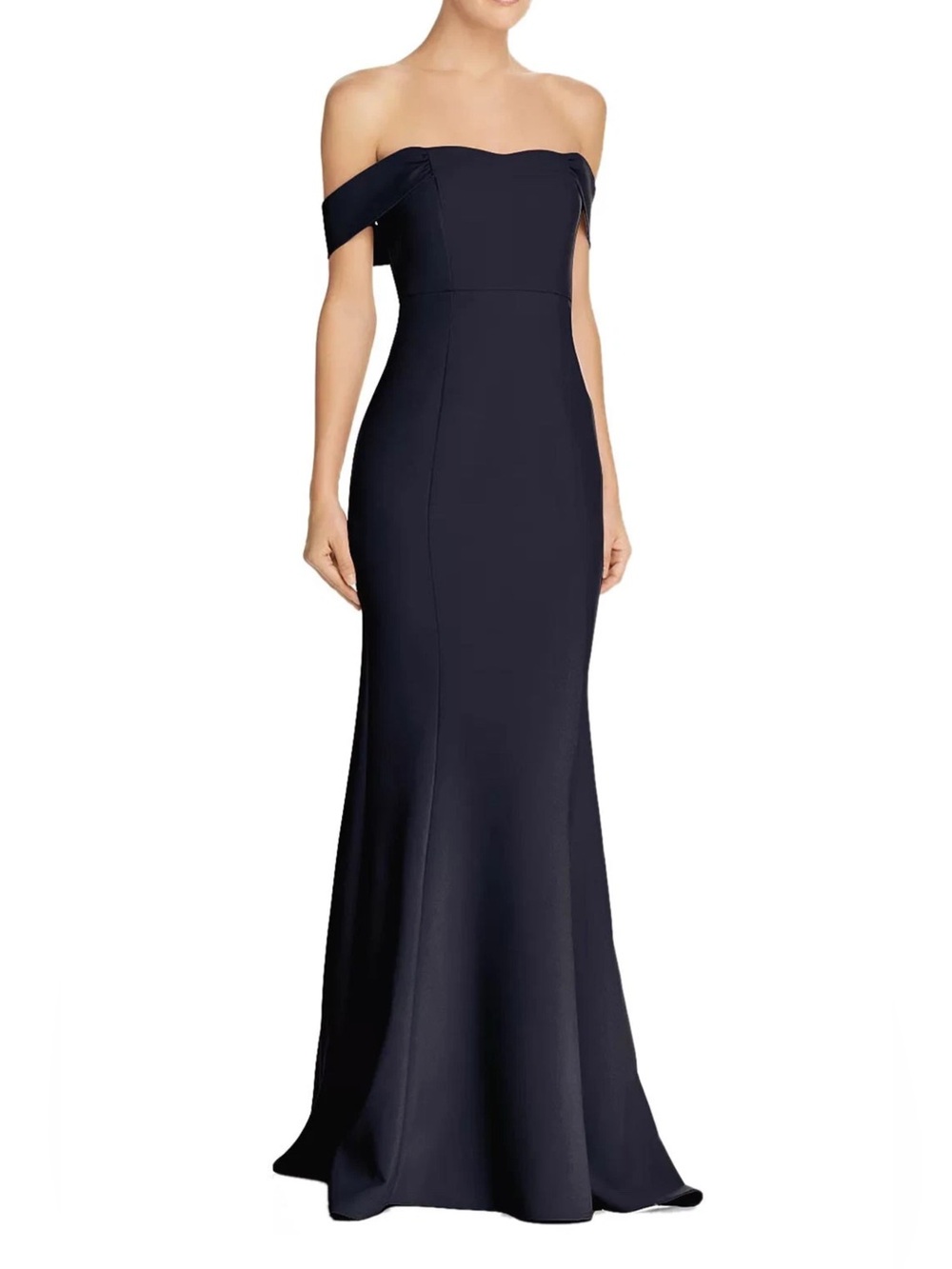 LIKELY Bartolli Womens Off-The-Shoulder Mermaid Evening Dress NEW